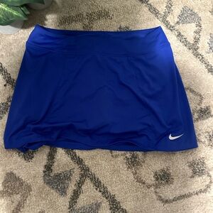 Blue Nike golf skort
